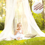 Bed canopy, bed canopy, single/double bed mosquito net, bed canopy adult/girl/baby/child mosquito net - Top-Down View