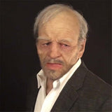 Halloween Mask Realistic Old Man Latex Party Cosplay Mask Props 1 - Front View