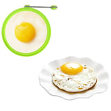 pcs silicone egg ring, egg rings non-stick, egg cooking rings, perfect fried shape or pancake rings