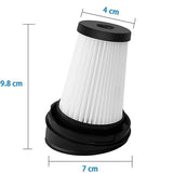 3-pack filters for Grundig Vch9832 Vch9629 Vch9630 vacuum cleaner - Side View