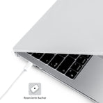 Case compatible with NEW MacBook Air 13.6 inch M2 A2681, 2022 release, ultra-thin smooth hard shell protective case, crystal clear