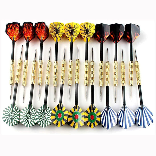 18-pack of stainless steel arrows with steel tips