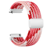 20mm Braided Sololoop for Garmin Vivoactive 5/3/3 Music Band Wristband for Garmin VivoMove3/Trend/Sport Venu SQ/SQ2/2plus Strap Rainbow Rainbow 20mm - Side View