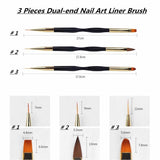 2pcs Polygel Brush and Picker with Double Ends, 2 in 1 Design Polygel_max