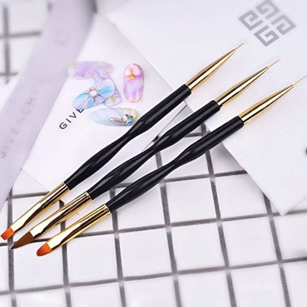 2pcs Polygel Brush and Picker with Double Ends, 2 in 1 Design Polygel_max