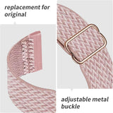 Nylon Case - Adjustable Nylon Sports Wristband Compatible with Fitbit Versa 4/Versa 3/Sense, Breathable Replacement Wristband, Multiple Colors Available - Front View