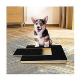 Dog Claw Training Board - File Trimmer Board, Trimming Board, Scratching Box, Sandpaper, Filing, Scraping - Front View