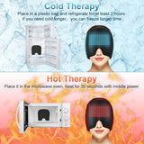 Migraine Gel Capsule, 180° Cold Migraine Reusable Warm Pack, Black Pink