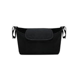 Baby Organizer Stroller Accessories Bag Large Space for All Strollers（Black）