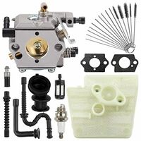 New Carburetor Compatible with STIHL 024 026 024AV 024S MS240 MS260 Pro Chainsaw, Replaces WT-194, WT-194-1, 1121 120 0611, with Air Filter Buffer