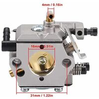 New Carburetor Compatible with STIHL 024 026 024AV 024S MS240 MS260 Pro Chainsaw, Replaces WT-194, WT-194-1, 1121 120 0611, with Air Filter Buffer