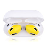 sets of earplugs for Airpods Pods 3 silicone ear caps Bluetooth compatible headphones Earplugs Ear cushions Ultra-thin anti-slip Blue red yellow Blue red yellow - Rear View