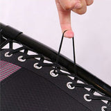 Drawstring, rubber band, folding chair accessories (black export (a set of 2 long and 2 short)), - Top-Down View