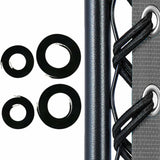 Drawstring, rubber band, folding chair accessories (black export (a set of 2 long and 2 short)), - 45-Degree Angle