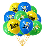 The Legend of Zelda Party Decorations: Complete set for a Hyrule-themed birthday party! Package 2 30-pack balloons Package 2 30Pcs Balloons Set - Side View