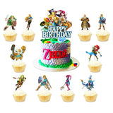 The Legend of Zelda Party Decorations: Complete set for a Hyrule-themed birthday party! Package 2 30-pack balloons Package 2 30Pcs Balloons Set - Top-Down View