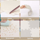 Foam Play Mat - Soft Eva Puzzle Mat for Kids, Interlocking Play Mat for Kids Foam Floor Mat, 16 pcs. - Side View