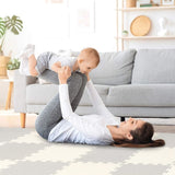 Foam Play Mat - Soft Eva Puzzle Mat for Kids, Interlocking Play Mat for Kids Foam Floor Mat, 16 pcs. - 45-Degree Angle
