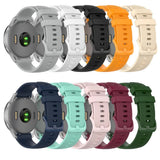 20 22mm Silicone Strap for Garmin Venu 3 Band Forerunner 265 255 245 Music Vivoactive 4 Band for Garmin Venu Sq 2 Plus Bracelet Gray Gray 20mm