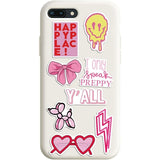 Preppy Stickers Pink Animal Stickers Luggage Skateboard Fridge Mobile Phone Computer Skateboard Water Bottle Suitcase Car Stickers 50 pcs_max - 45-Degree Angle