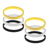 pairs of anti-slip sleeve holders, sleeve holders, elastic metal bracelets for long-sleeved shirts, to fix long sleeves, for waiters, women and