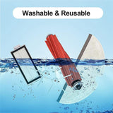 Accessories for Q7 / Q7 Max / Q7 Plus Spare Parts, Brush Set Robot Vacuum Cleaner - 45-Degree Angle