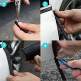 10 m edge protection edge profile black pipe tape clamping profile rubber