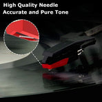 Turntable Needle, 5pcs Universal Turntable Needles, Replacement Needles for Gramophone, Compatible with ION Jenson Crosley Victrola Sylvania