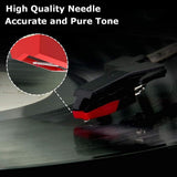 Turntable Needle, 5pcs Universal Turntable Needles, Replacement Needles for Gramophone, Compatible with ION Jenson Crosley Victrola Sylvania - Front View