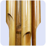 Bamboo wind chime, good sound, decorative for the garden and - 45-Degree Angle