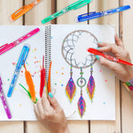Erasable Ink Pens, Erasable Gel Ink Pens - 12-pack Multicolor multicolor