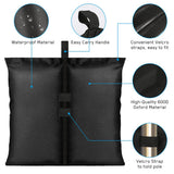 4-pack tent weights sandbags, heavy foot bag for legs - Side View
