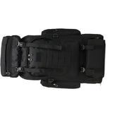 80L Military Tactical Backpack Waterproof Fishing Bag Multifunctional Bag for Adults Outdoor Sports Climbing Camping Black - Top-Down View