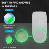 Urinal Bottle for Men, Glow-in-the-Dark 1000ml Pee Bottle for Travel & Incontinence Green - Side View