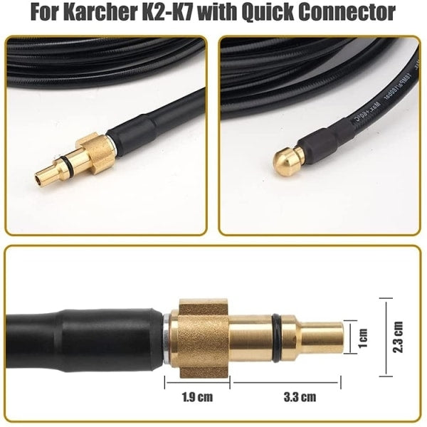 Kärcher drain cleaner 15m accessories for high pressure washers-Xin-Xin