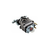 Carburetor kit for AL-KO Alko grass trimmers, models BC410, BC4535, BC4125, with hose and fuel filter. - 45-Degree Angle