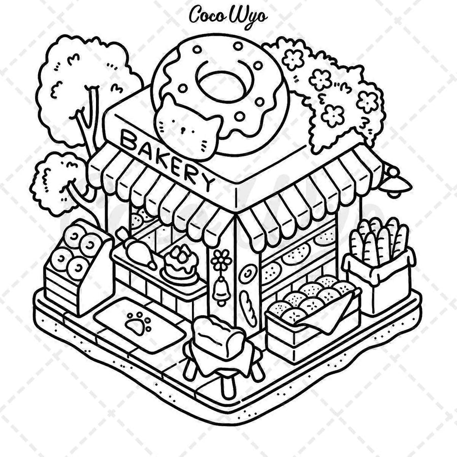 Coloring Book for Adults and Teens, Super Cute Patterns for Relaxation