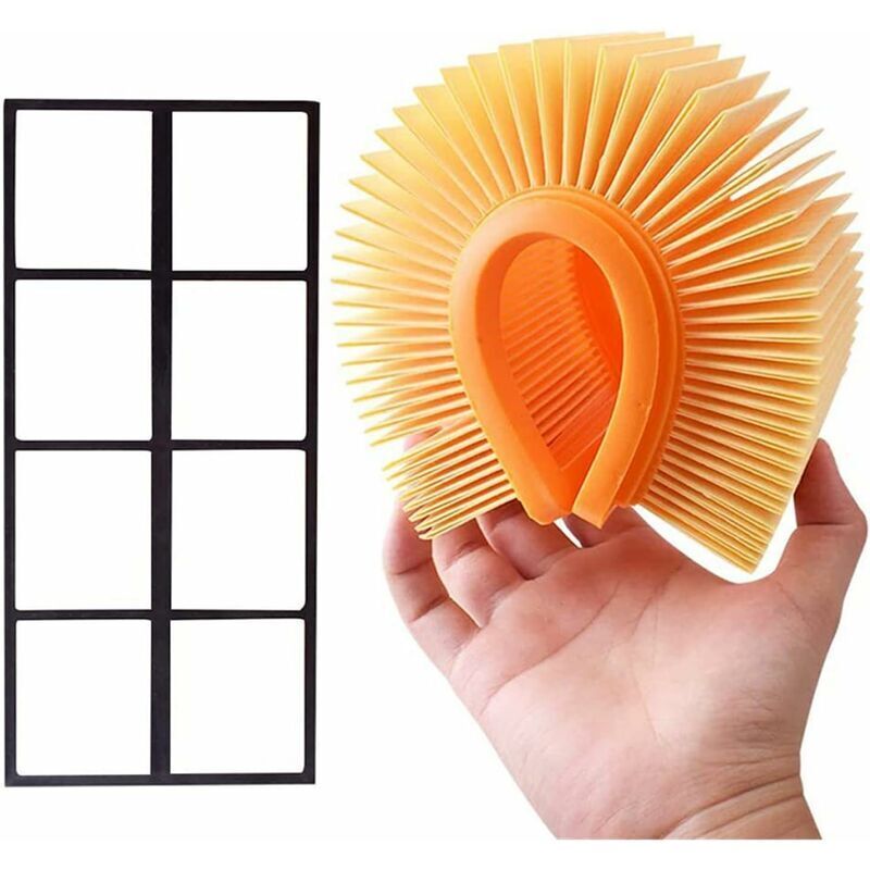 Kärcher vacuum cleaner filter 3-pack flat pleated filter accessory for Kärcher vacuum cleaners AD 3200, AD 3 Premium and AD 4 Premium, 6.415-953.0