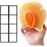 Kärcher vacuum cleaner filter 3-pack flat pleated filter accessory for Kärcher vacuum cleaners AD 3200, AD 3 Premium and AD 4 Premium, 6.415-953.0 - Front View