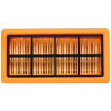 Kärcher vacuum cleaner filter 3-pack flat pleated filter accessory for Kärcher vacuum cleaners AD 3200, AD 3 Premium and AD 4 Premium, 6.415-953.0 - 45-Degree Angle