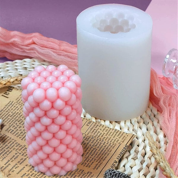 Candle mold, 3D cylindrical molds, geometric modern mold, candle making molds, DIY mold, molds for di_max
