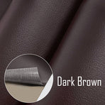 Self-Adhesive Repair Patch Faux Leather 50x138 cm Dark Brown