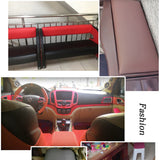 Self-Adhesive Repair Patch Faux Leather 50x138 cm Dark Brown - Rear View