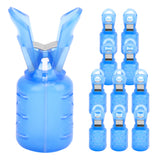 pair of wide pedals with non-slip surface and repair function, blue - Extra Image