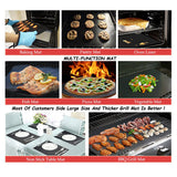 Oven foil for the bottom of the oven, 3-pack large thick strong - Side View