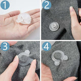 20 pcs. duvet clips, clips to hold the duvet in place, duvet clips, duvet clips for duvet - Top-Down View