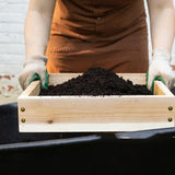 Garden sieve, soil sieve, mesh, ground stone, sand sieve, garden tool for sifting compost, dirt, soil, leaves, live - Side View