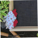 Garden sieve, soil sieve, mesh, ground stone, sand sieve, garden tool for sifting compost, dirt, soil, leaves, live - Rear View