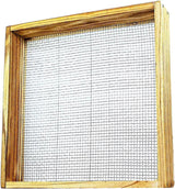 Garden sieve, soil sieve, mesh, ground stone, sand sieve, garden tool for sifting compost, dirt, soil, leaves, live - Close-Up Angle