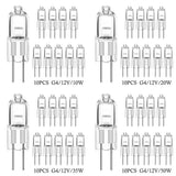 10 pcs Halogen Bulbs Capsule Lamps Lamps Lights G4-12V-35W - Front View